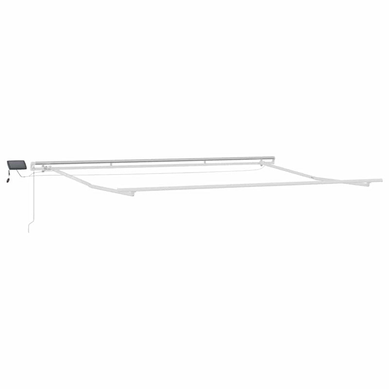 Copertină retractabilă Burgundy 400 × 300 cm