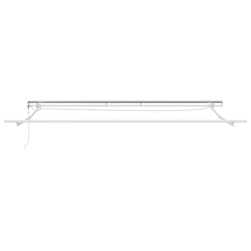 Copertina retractabilă automat cu LED, vișiniu, 450x300 cm