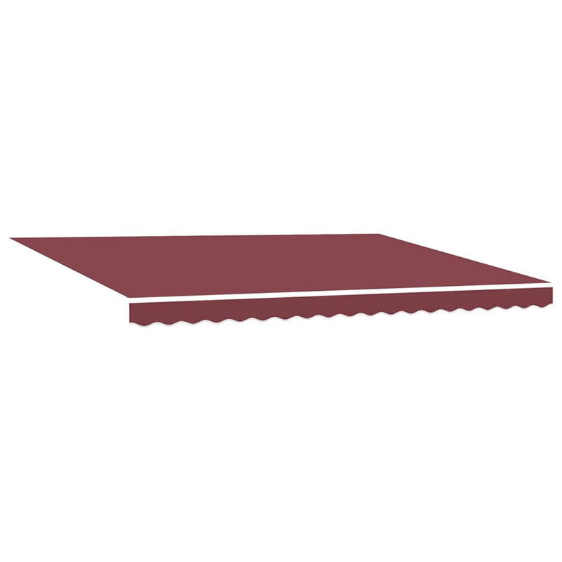 Copertina retractabilă automat cu LED, vișiniu, 450x300 cm