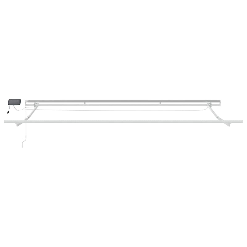 Copertină retractabilă Burgundy 500 × 300 cm