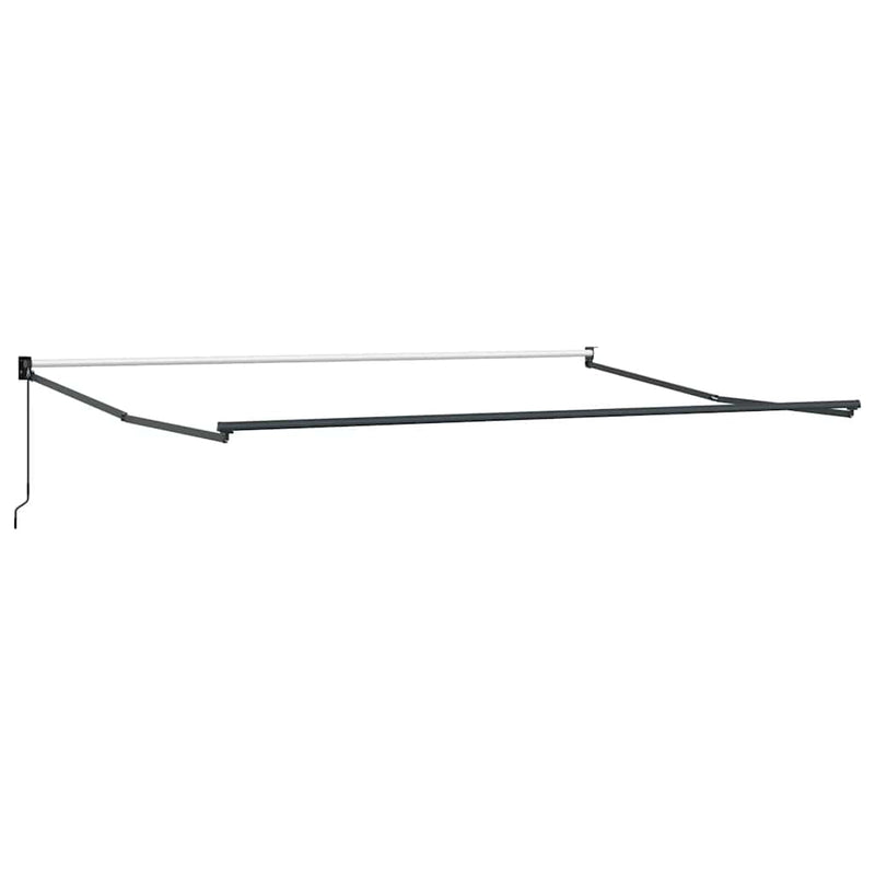 Copertina retractabilă manual, vișiniu, 450x300 cm
