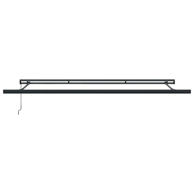 Copertina retractabilă manual, vișiniu, 450x300 cm