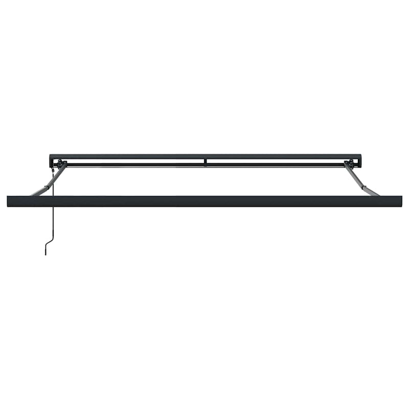 Copertină retractabilă Burgund cu Cadru Antracit 300 x 250 cm