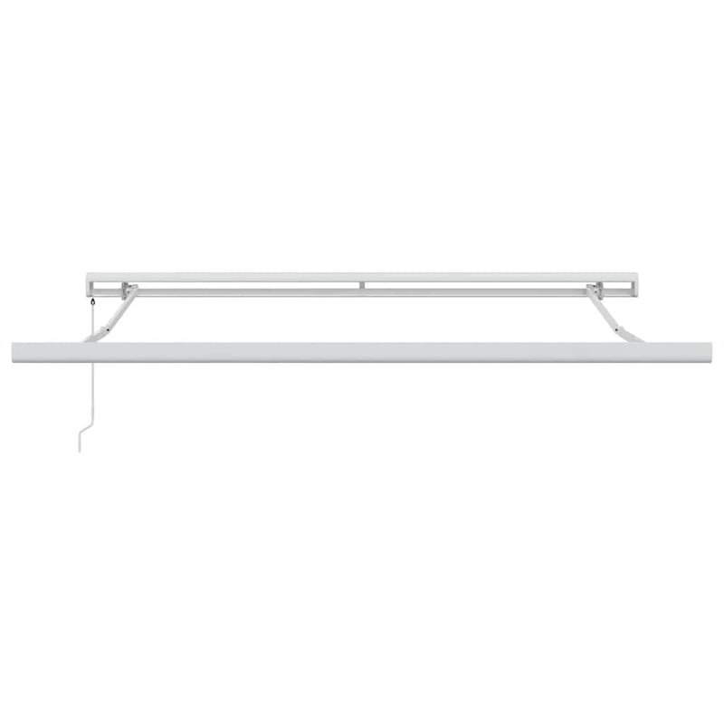 Copertină retractabilă manual, maro, 300x250 cm
