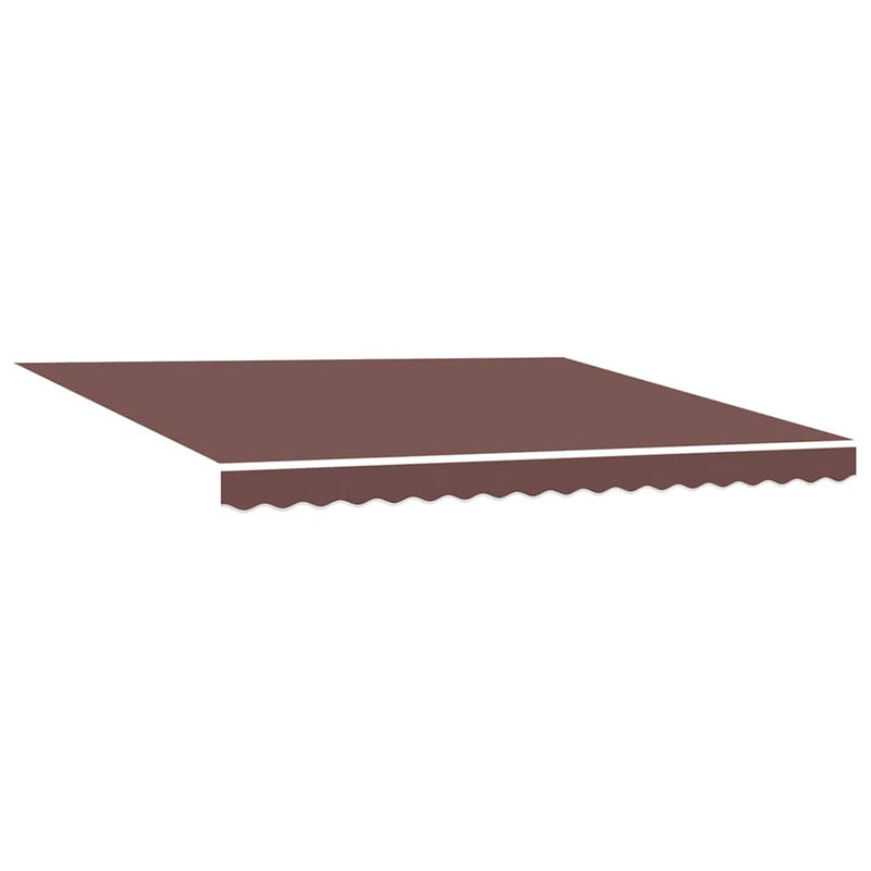 Copertină retractabilă manual, maro, 400x300 cm