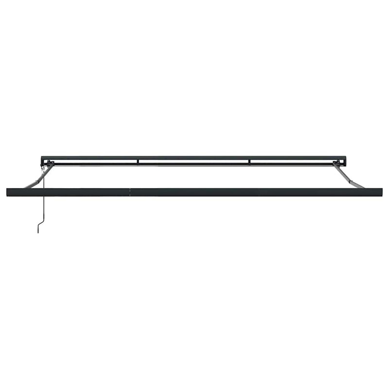 Copertină retractabilă Maro cu Cadru Antracit 400 × 300 cm