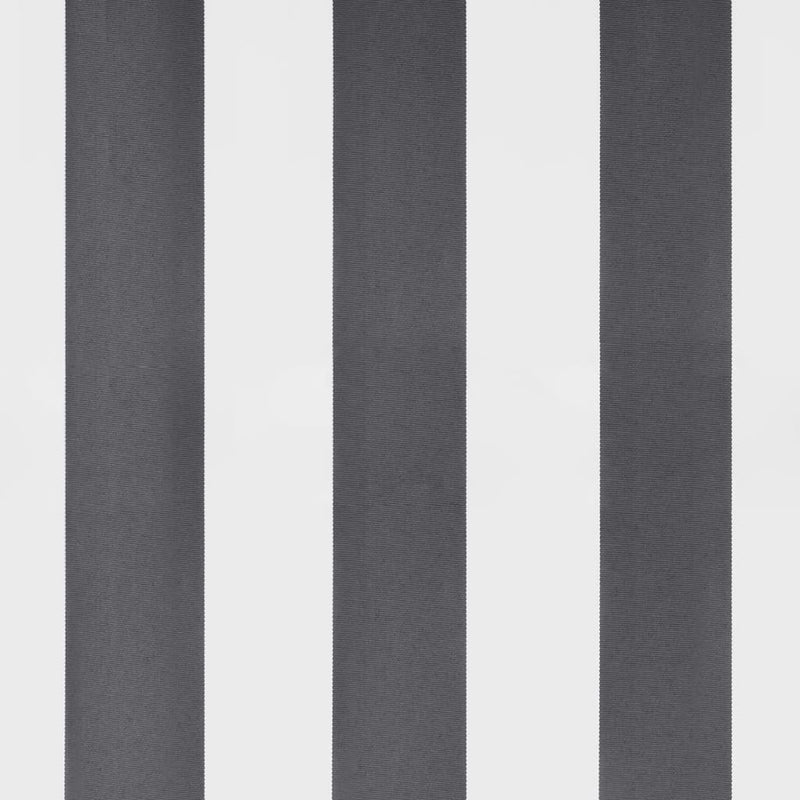 Copertină retractabilă antracit/alb, 3,5x2,5 m, textil/aluminiu
