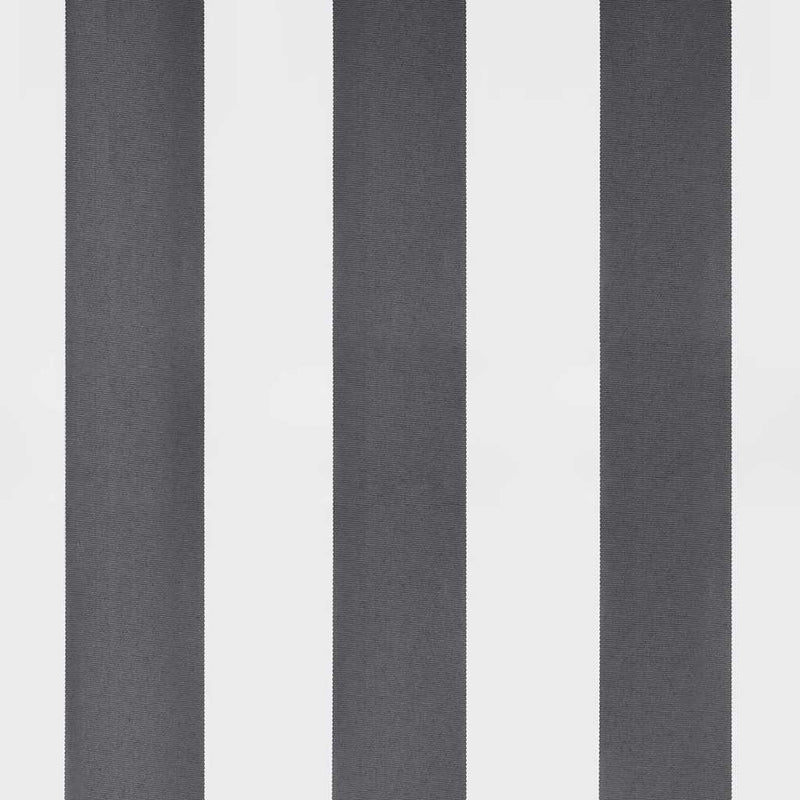 Copertină retractabilă antracit/alb, 3,5x2,5 m, textil/aluminiu