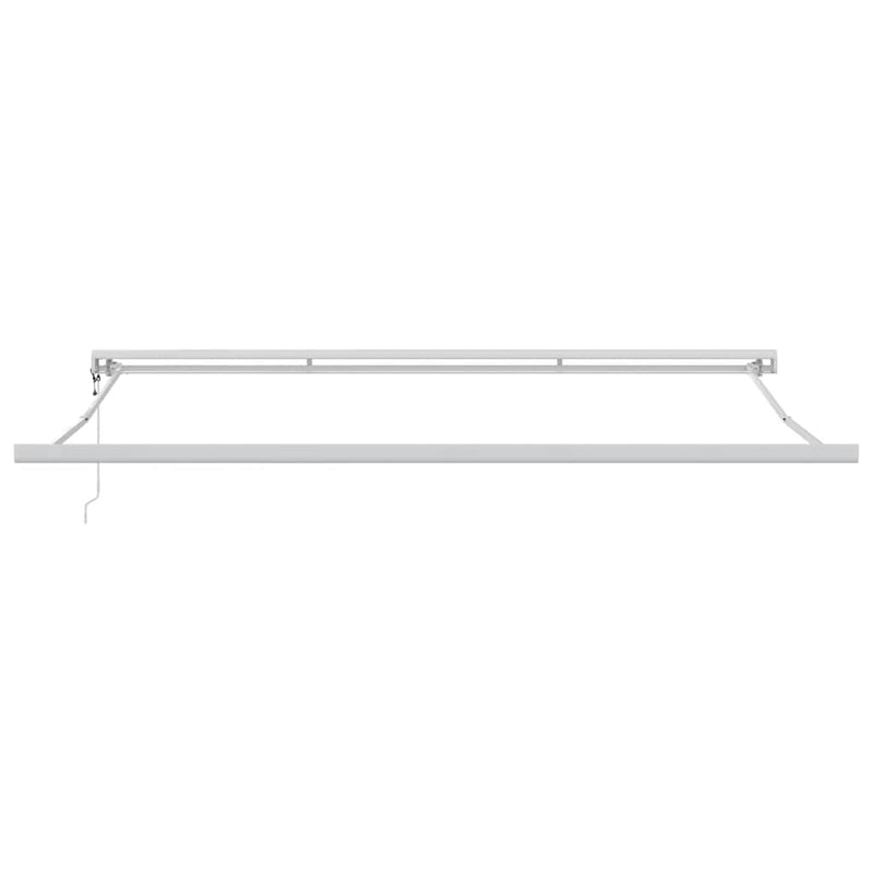 Copertină retractabilă Antracit și Alb 400 × 300 cm