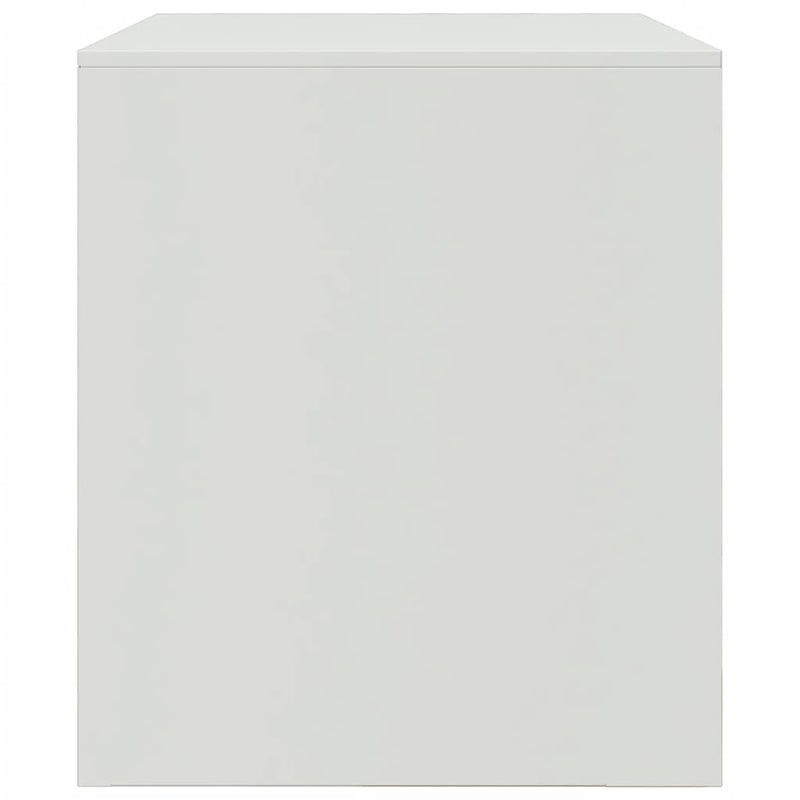 Dulapuri TV 2 buc., alb, 67x39x44 cm Otel
