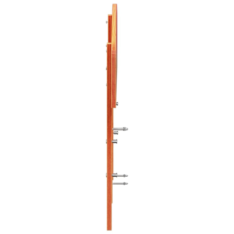 Tăblie de pat, maro ceruit, 180 cm, lemn masiv de pin