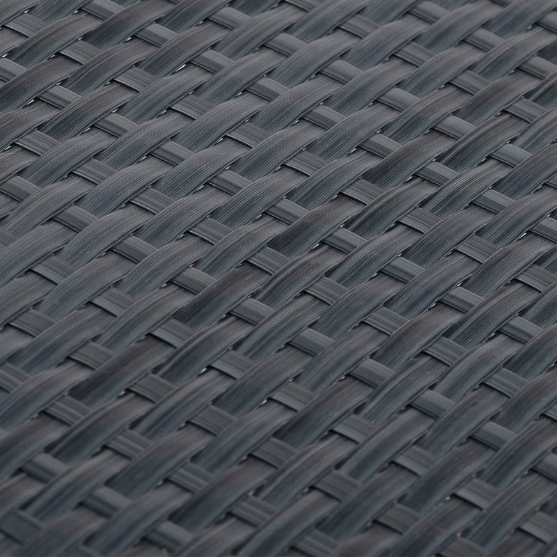 Paravan pentru balcon, antracit, 300x80 cm, poliratan