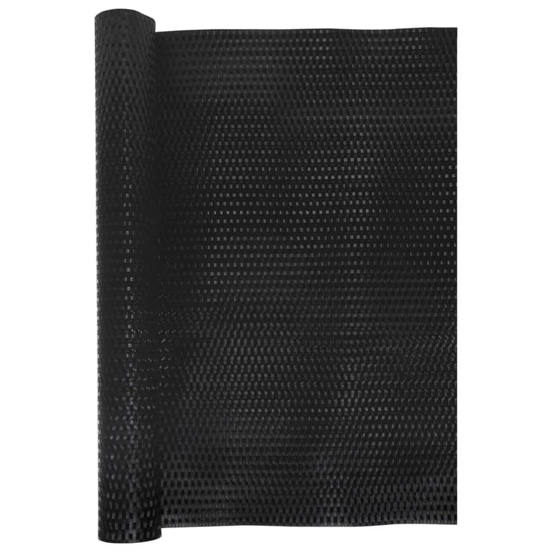 Paravan pentru balcon, negru, 300x80 cm, poliratan
