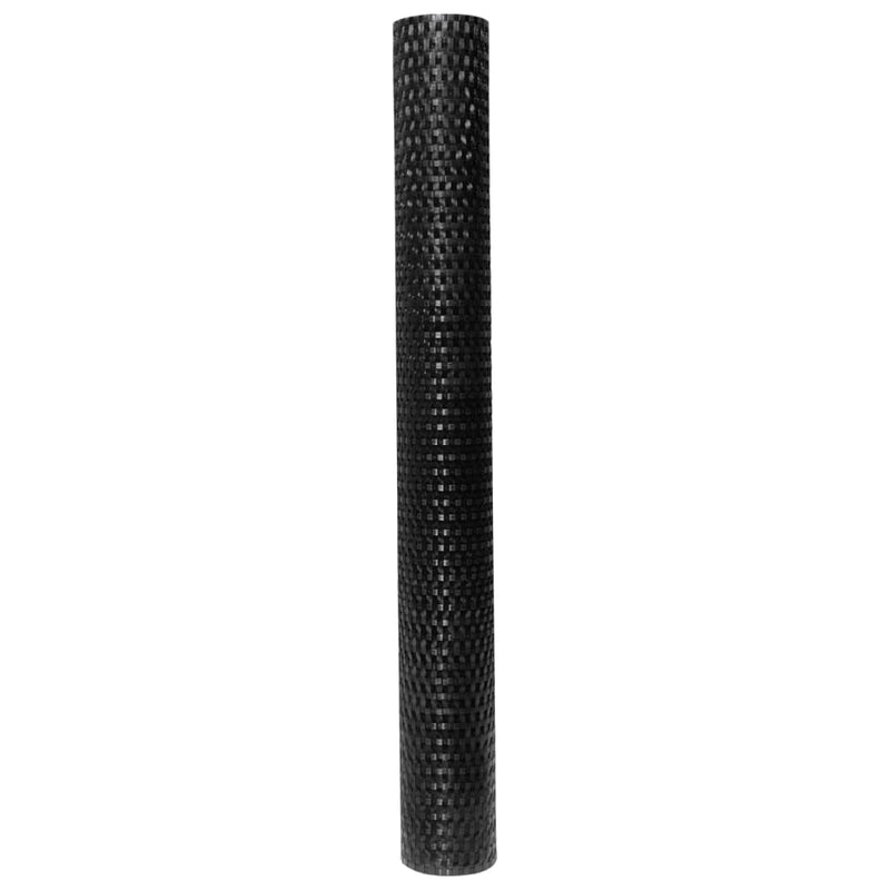 Paravan pentru balcon, negru, 400x100 cm, poliratan