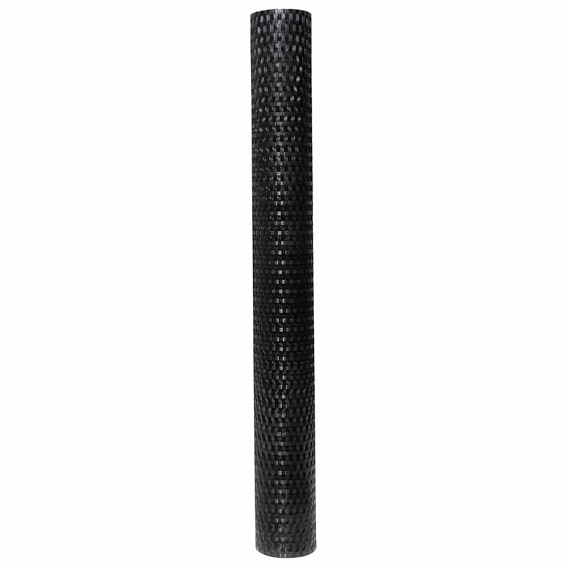 Paravan pentru balcon, negru, 500x100 cm, poliratan