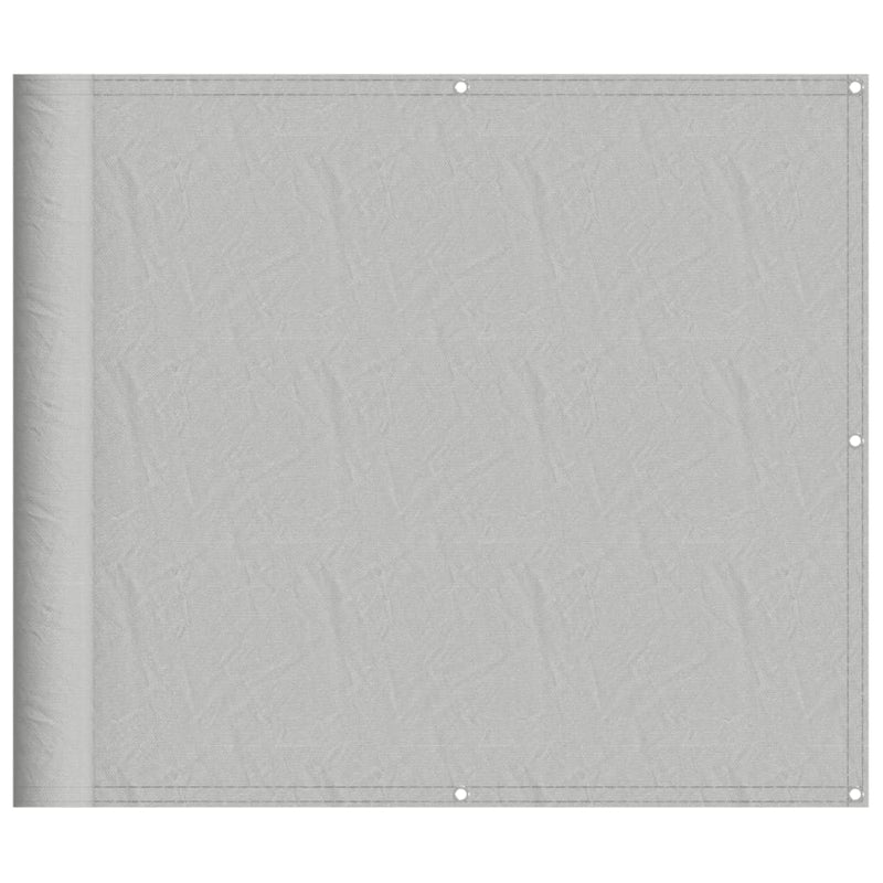 Paravan de balcon gri deschis 90x400 cm 100% poliester oxford