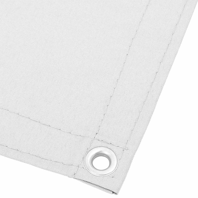 Paravan de balcon, alb, 90x800 cm, 100% poliester oxford