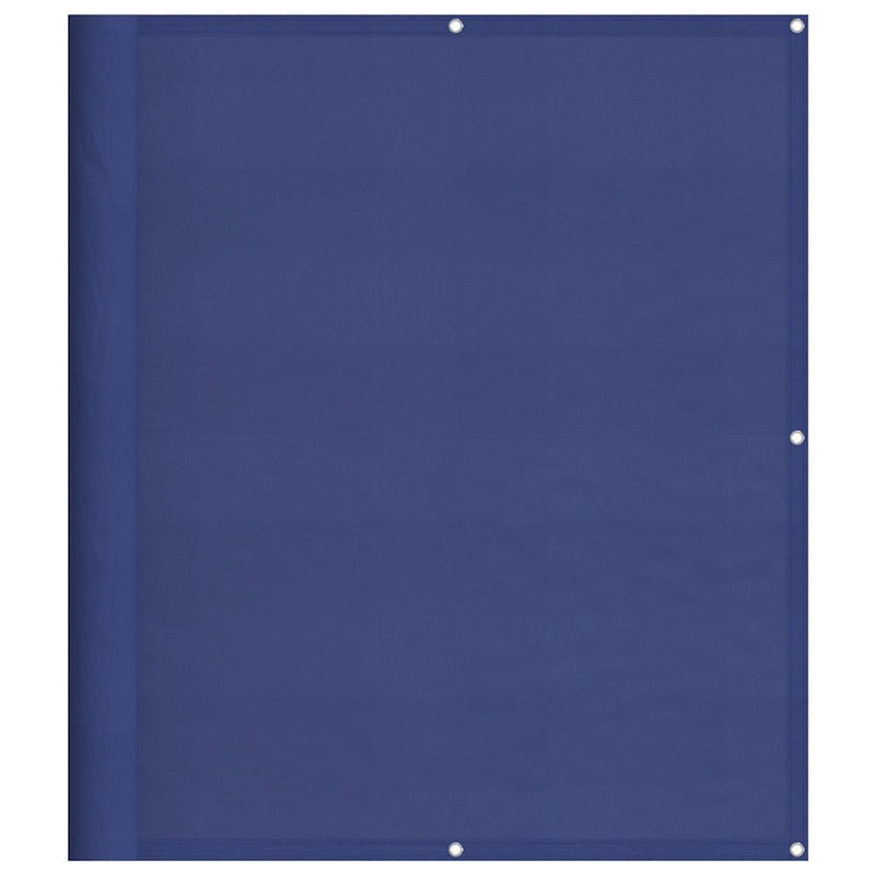 Paravan de balcon, albastru, 120x800 cm, 100% poliester oxford