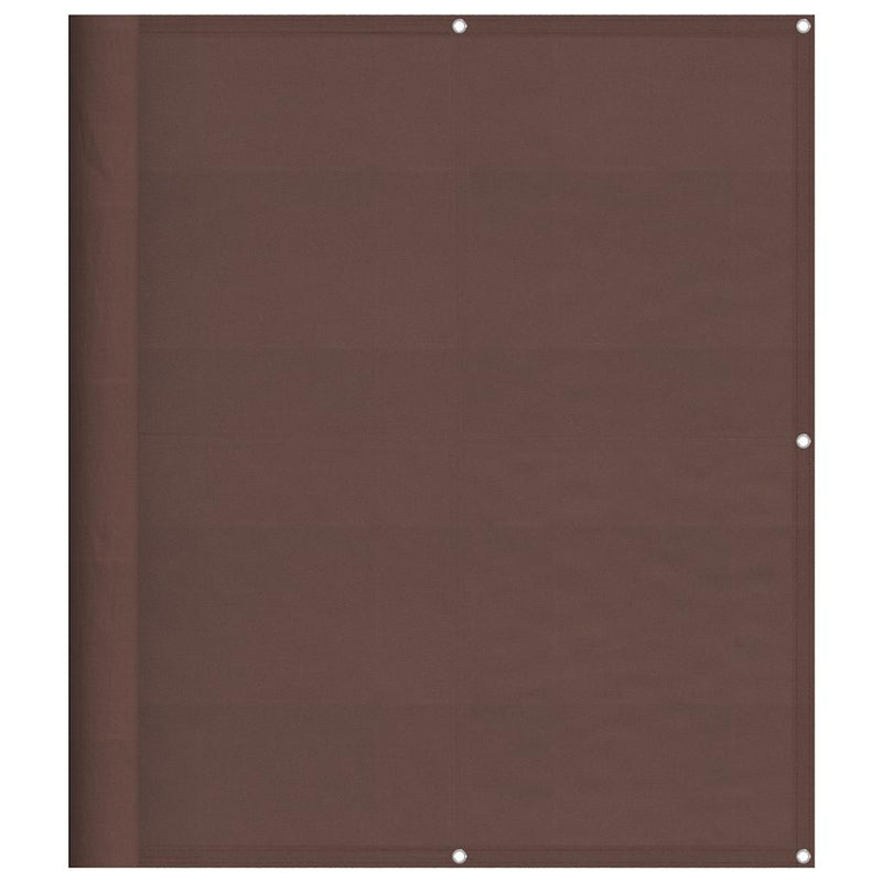 Paravan de balcon, maro, 120x700 cm, 100% poliester oxford