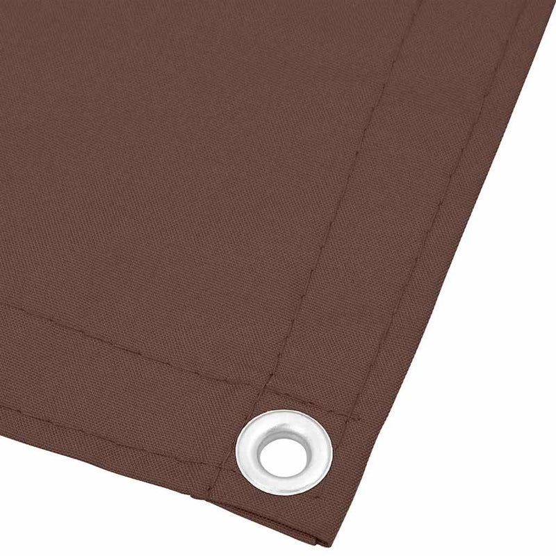 Paravan de balcon, maro, 120x700 cm, 100% poliester oxford