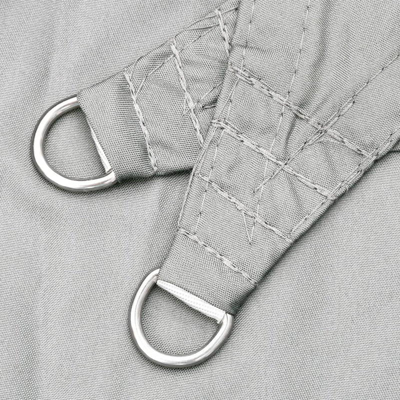 Parasolar, gri deschis, 5x5 m, 100% poliester Oxford