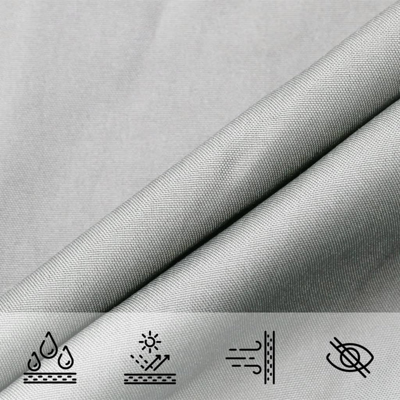 Parasolar, gri deschis, 5x5 m, 100% poliester Oxford