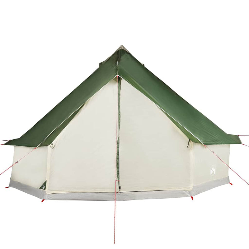 Cort de familie Tipi pentru 12 persoane, verde, impermeabil