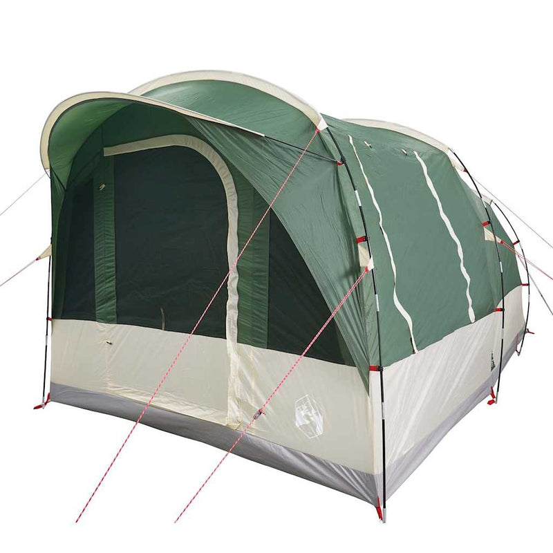 Cort de camping pentru 3 persoane, verde, impermeabil