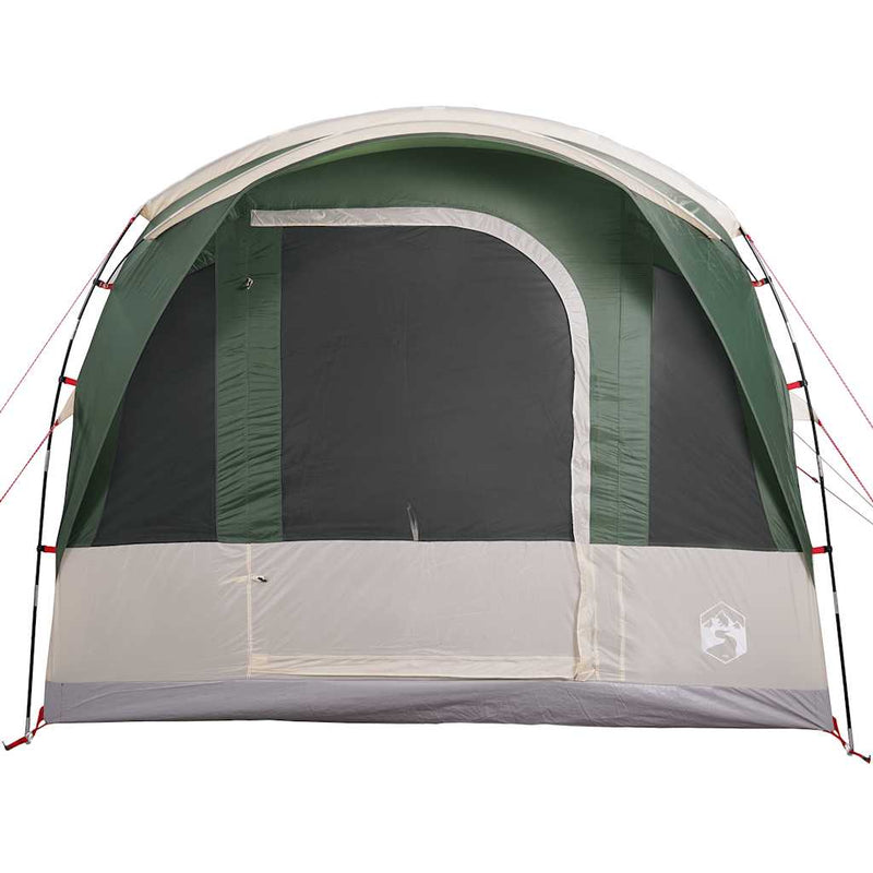 Cort de camping pentru 3 persoane, verde, impermeabil