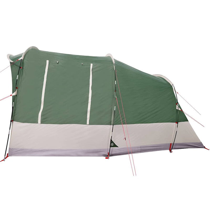 Cort de camping pentru 3 persoane, verde, impermeabil