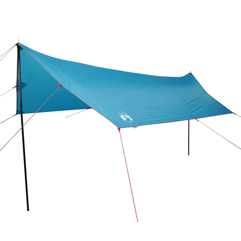 Prelată de camping, albastru, 460x305x210 cm, impermeabilă
