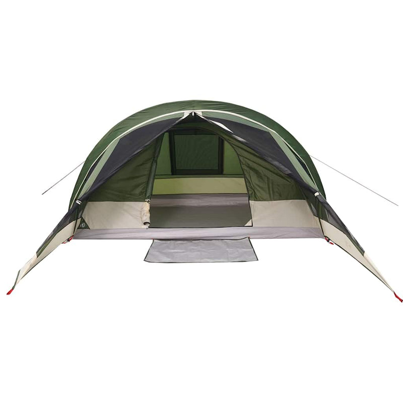 Cabină cort de camping, 4 persoane, verde, impermeabil