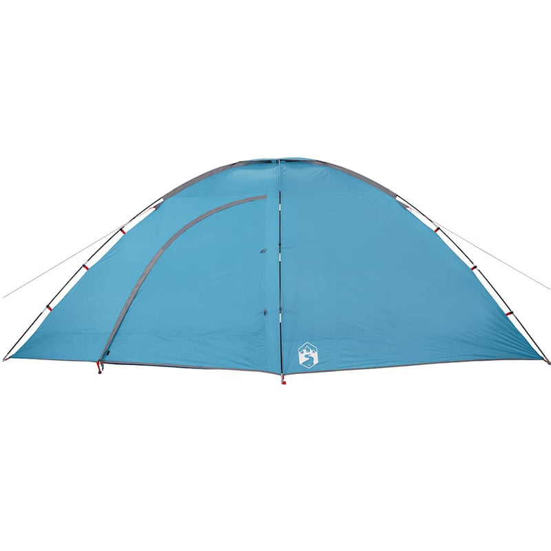 Cort de camping pentru 8 persoane, albastru, impermeabil