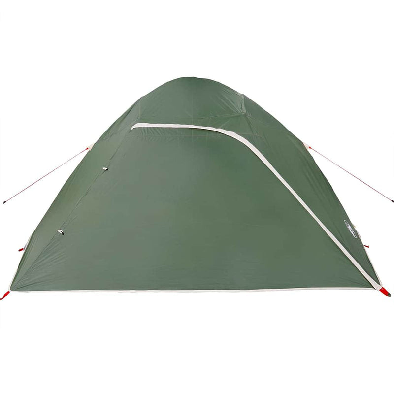 Cort de camping cupolă pentru 4 persoane, verde, impermeabil