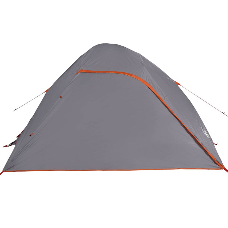 Cort de camping cupolă pentru 4 persoane, gri, impermeabil