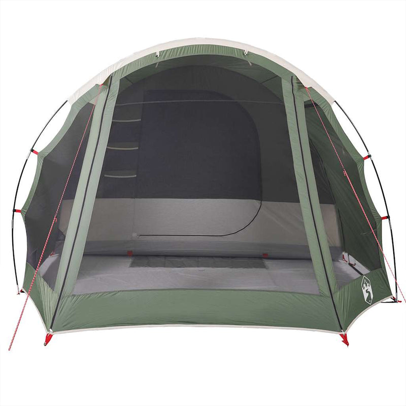 Cort de familie pentru 6 persoane, verde, impermeabil