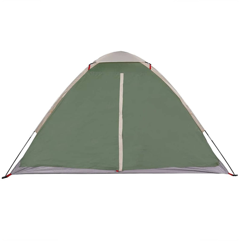 Cort de camping cupolă pentru 2 persoane, verde, impermeabil