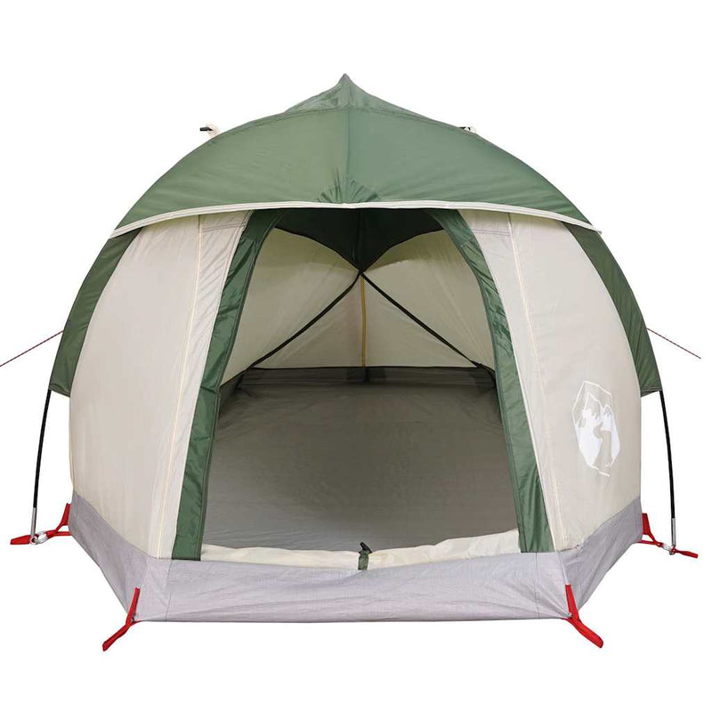 Cort de camping cupolă pentru 1 persoană, verde, impermeabil