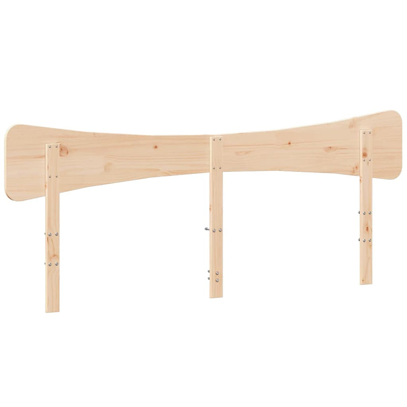 Tăblie de pat, 200 cm, lemn masiv de pin