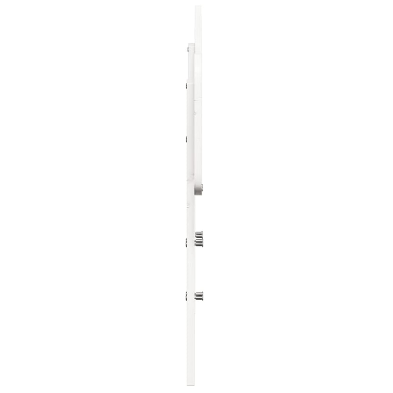 Tăblie de pat, alb, 90 cm, lemn masiv de pin