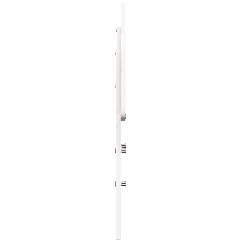 Tăblie de pat, alb, 75 cm, lemn masiv de pin