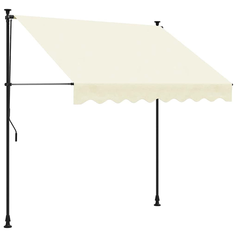 Copertină retractabilă manuală Crem