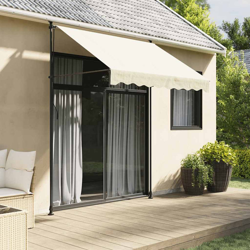 Copertină retractabilă manuală Crem