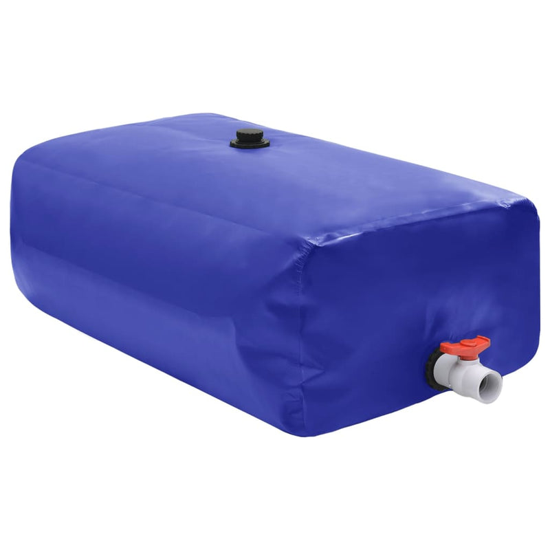 Rezervor de apă cu robinet, pliabil, 1000 L, PVC