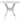 Set bistro, 3 piese, alb, aluminiu turnat