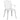 Set bistro, 3 piese, alb, aluminiu turnat