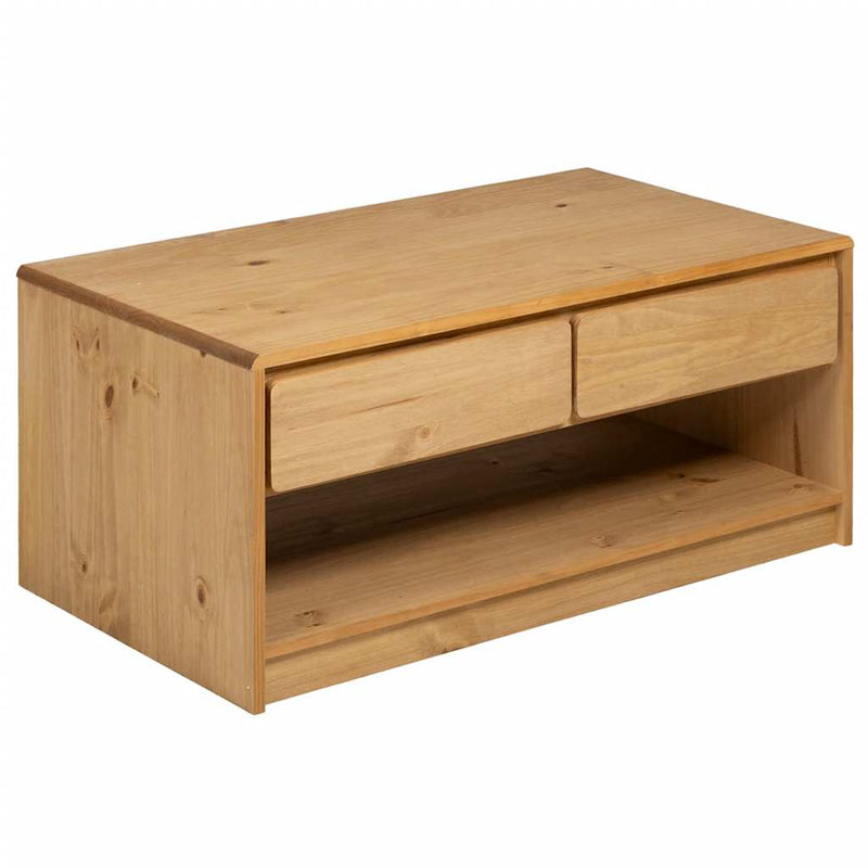 Măsuță de cafea "SAUDA", stejar, 99x55x45 cm, lemn masiv de pin