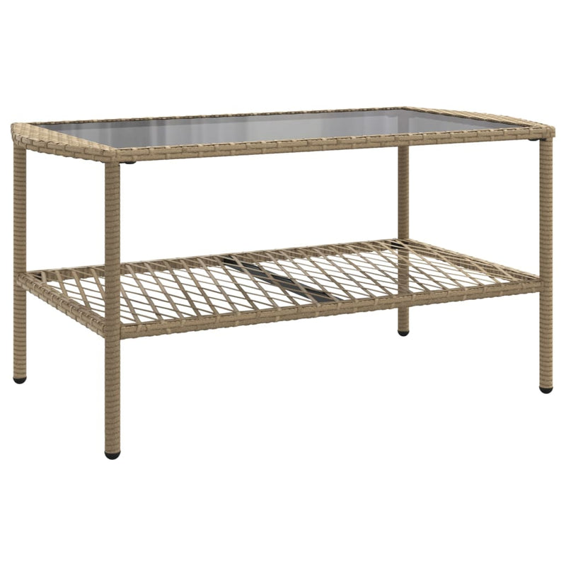 Set canapele de grădină, 4 piese, cu perne, bej, poliratan
