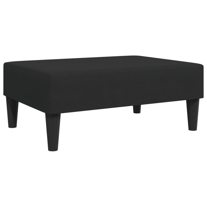 Taburet, negru, 77x55x31 cm, catifea