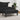 Taburet, negru, 77x55x31 cm, catifea